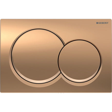 Geberit Alpha01 Round Dual Flush Plate - Red Gold - 115.035.QA.1 - TAP 'N' SHOWER