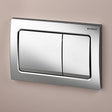 Geberit Alpha01 Square Dual Flush Plate - Chrome - 115.055.21.1 - TAP 'N' SHOWER