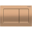 Geberit Alpha01 Square Dual Flush Plate - Red Gold - 115.055.QA.1 - TAP 'N' SHOWER