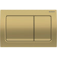 Geberit Alpha01 Square Dual Flush Plate - Brass - 115.055.QE.1 - TAP 'N' SHOWER