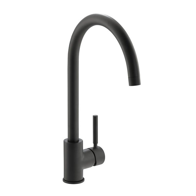 Carron Phoenix Savoy Single Lever Kitchen Tap - Matt Black - 115.0605.320 - TAP 'N' SHOWER