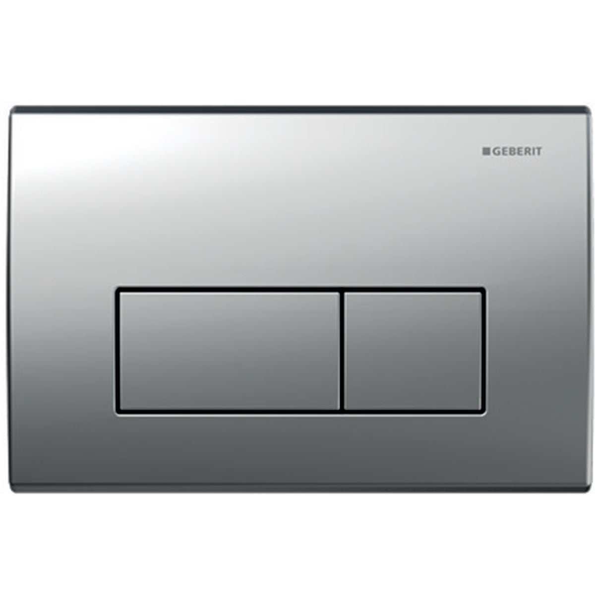 Geberit Kappa50 Modern Dual Flush Plate - Matt Chrome - 115.260.46.1