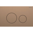 Geberit Sigma40 Round WC Dual Flush Plate - Brushed Red Gold - 115.628.QB.1 - TAP 'N' SHOWER