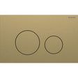 Geberit Sigma40 Round WC Dual Flush Plate - Brushed Brass - 115.628.QF.1 - TAP 'N' SHOWER