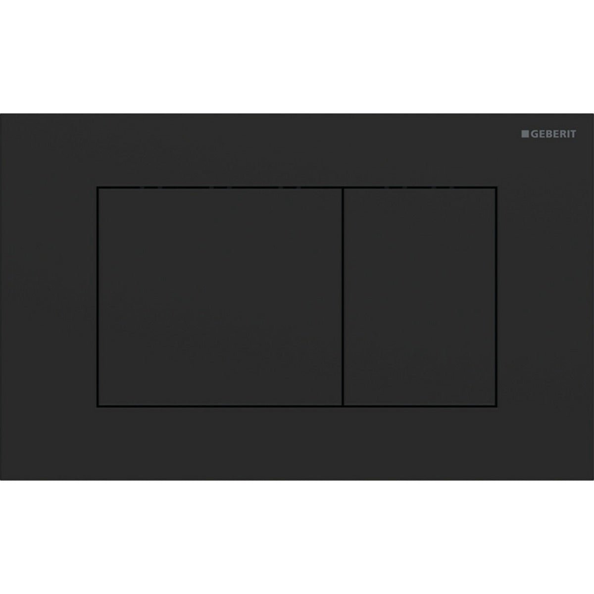 Geberit Sigma40 Square WC Dual Flush Plate - Matt Black - 115.629.14.1 - TAP 'N' SHOWER