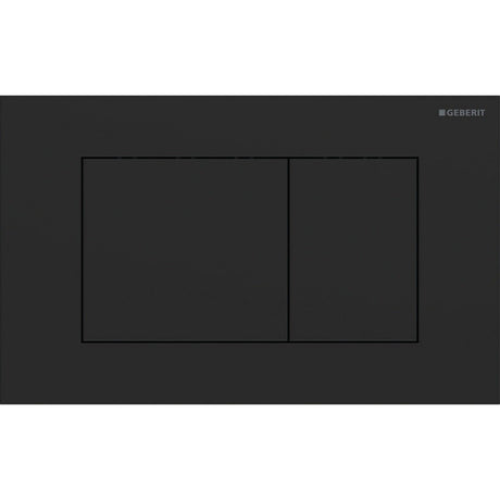 Geberit Sigma40 Square WC Dual Flush Plate - Matt Black - 115.629.14.1 - TAP 'N' SHOWER