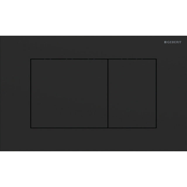 Geberit Sigma40 Square WC Dual Flush Plate - Matt Black - 115.629.14.1 - TAP 'N' SHOWER