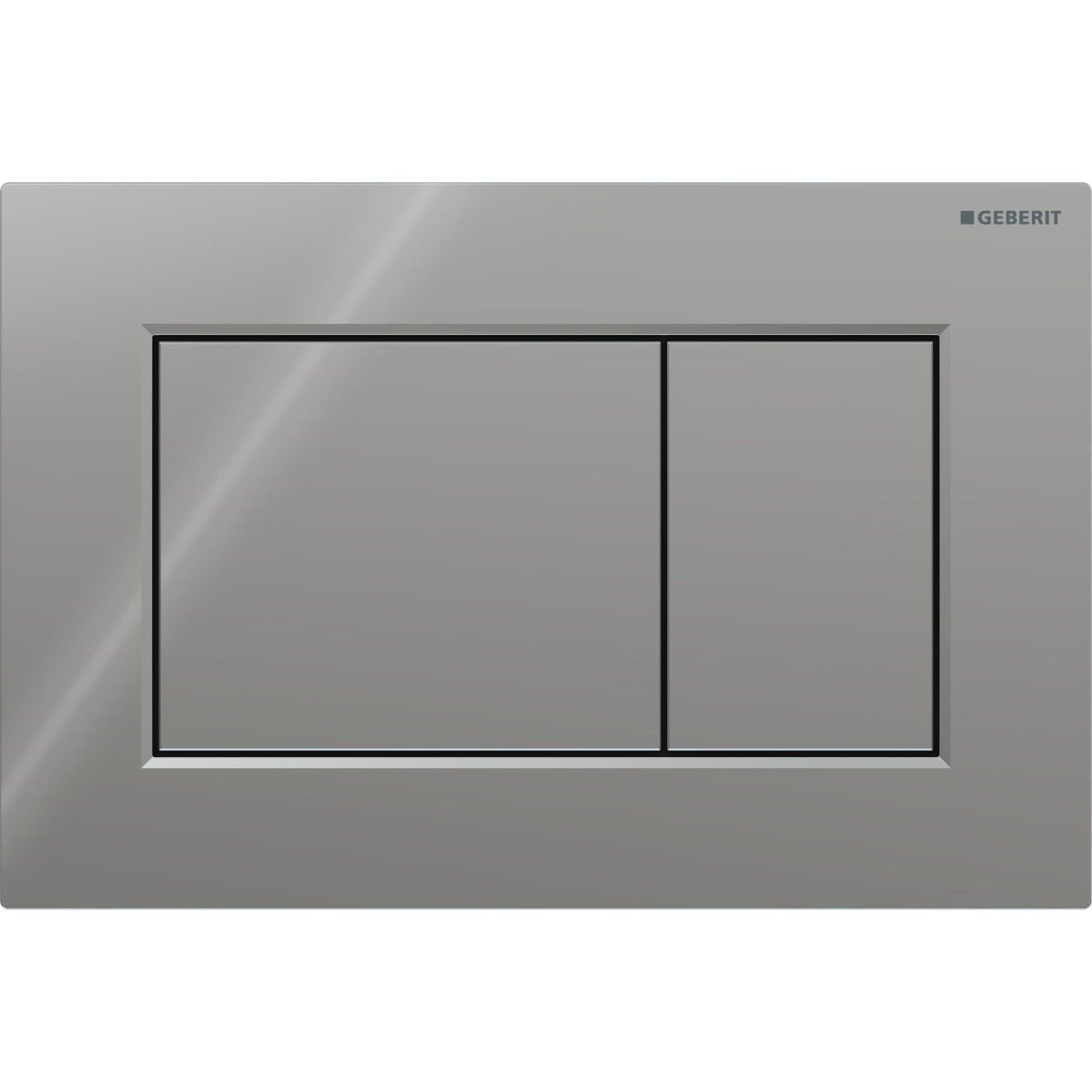 Geberit Sigma01 Square Dual Flush Plate - Chrome - 115.660.21.1 - TAP 'N' SHOWER