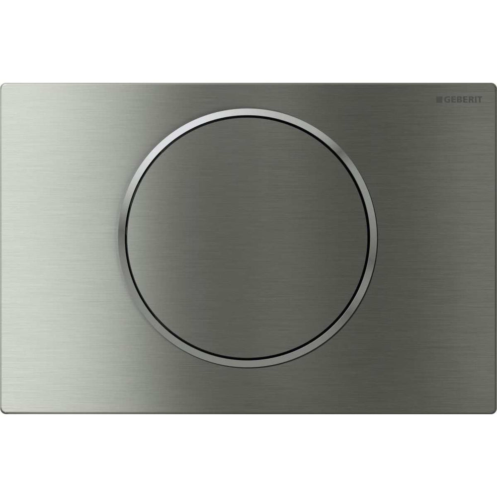 Geberit Sigma10 Modern Rectangular  Single Flush Plate - Steel - 115.758.SN.5