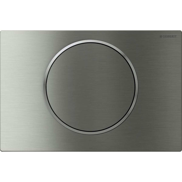 Geberit Sigma10 Modern Rectangular  Single Flush Plate - Steel - 115.758.SN.5