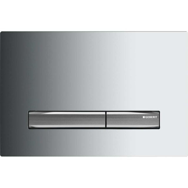 Geberit Sigma50 Modern Rectangular Dual Flush Plate - Gloss Chrome - 115.788.21.2