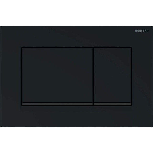 Geberit Sigma30 Modern Dual Flush Plate - Black - 115.883.DW.1