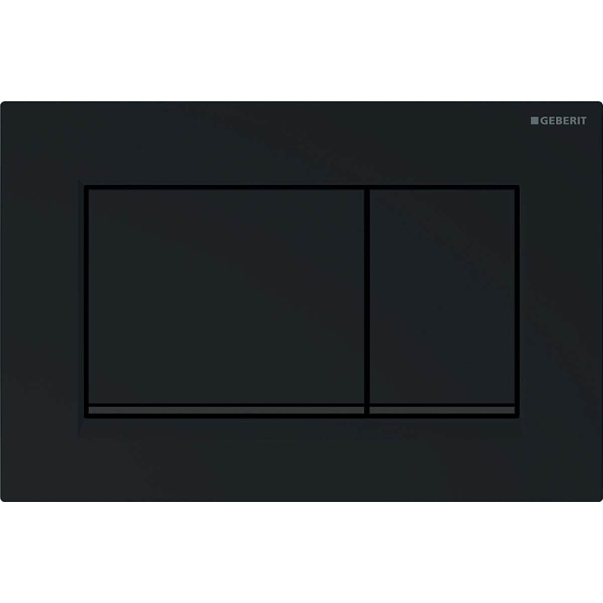 Geberit Sigma30 Modern Dual Flush Plate - Black - 115.883.DW.1 - TAP 'N' SHOWER