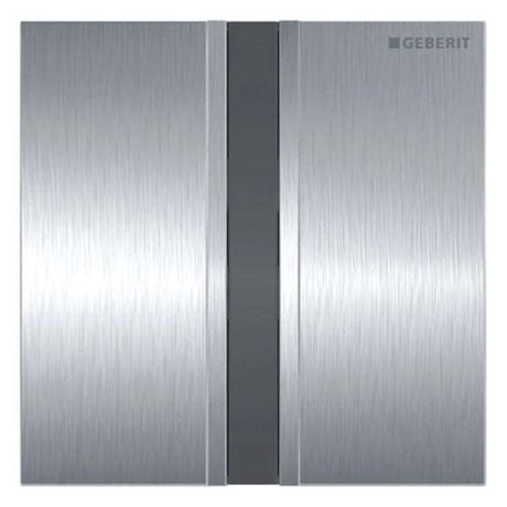 Geberit Sigma50 Infra-Red Hytouch Mains Powered Urinal Flushing Control - Brushed Chrome - 116.026.GH.1