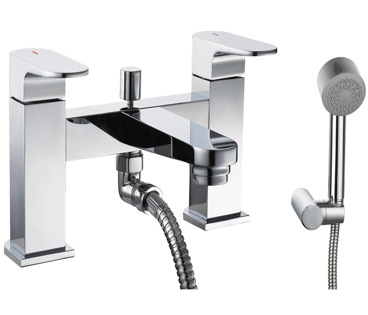 JTP Base Deck Mounted Bath Shower Mixer - Chrome - B275 - TAP 'N' SHOWER