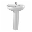 Twyford Alcona 1 Tap Washbasin 550×420 - AR4211WH - TAP 'N' SHOWER