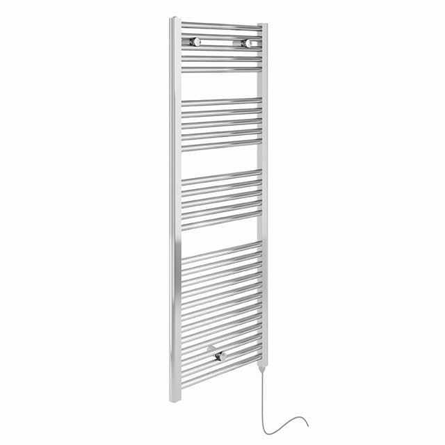 Oakham Electric Towel Rail 920mm x 480mm Chrome - TAP 'N' SHOWER