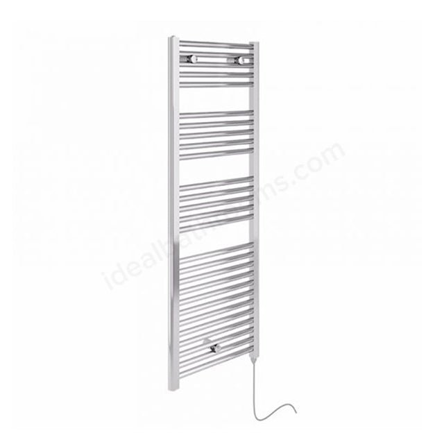 Oakham Electric Towel Rail 1375mm X 480mm Chrome - TAP 'N' SHOWER