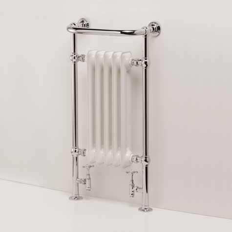Ultraheat Buckingham Radiator, Heated Towel Rail, 951mm H x 984mm W, 1943 Watts,Chrome - TAP 'N' SHOWER
