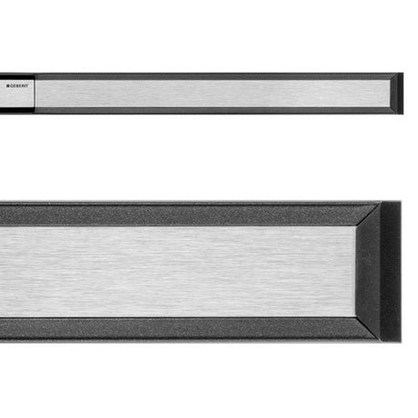 Geberit CleanLine20 Shower Channel 130cm - Dark Metal / Brushed Metal - 154.451.00.1 - TAP 'N' SHOWER