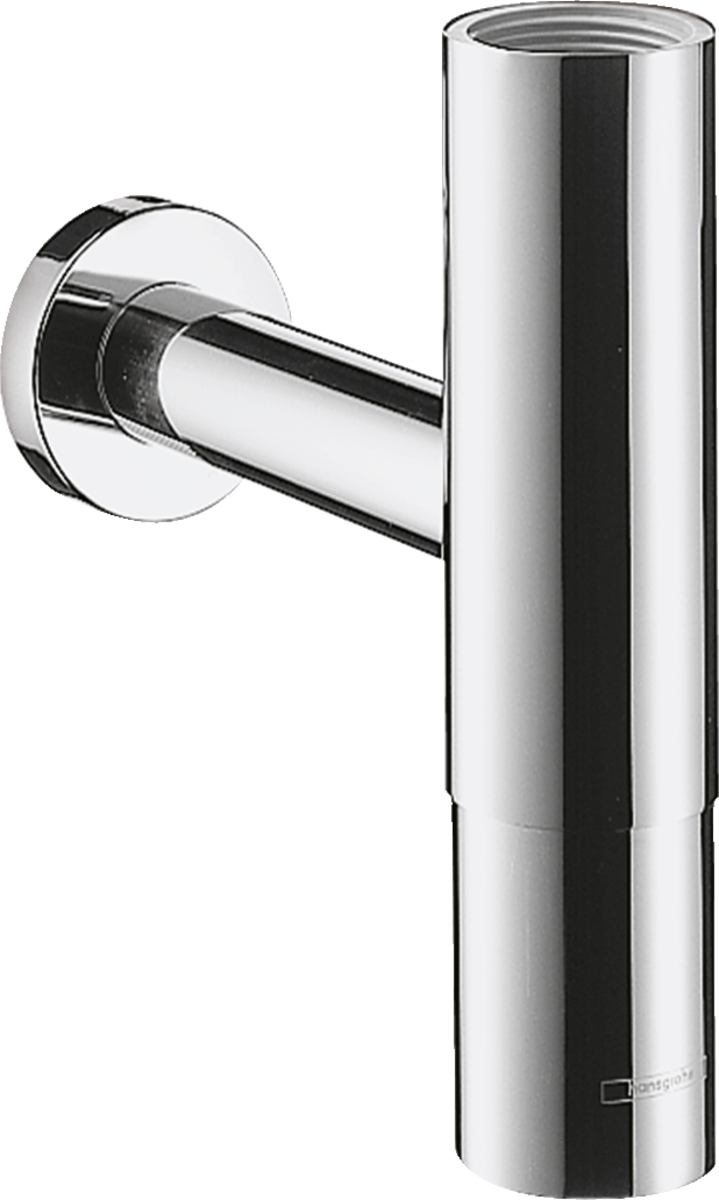 Hansgrohe Bottle Trap Flowstar in polished chrome with durable construction and easy installation for bathroom sinks