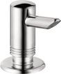 Hansgrohe Soap Dispenser in chrome with modern, durable design for bathroom hygiene and elegance