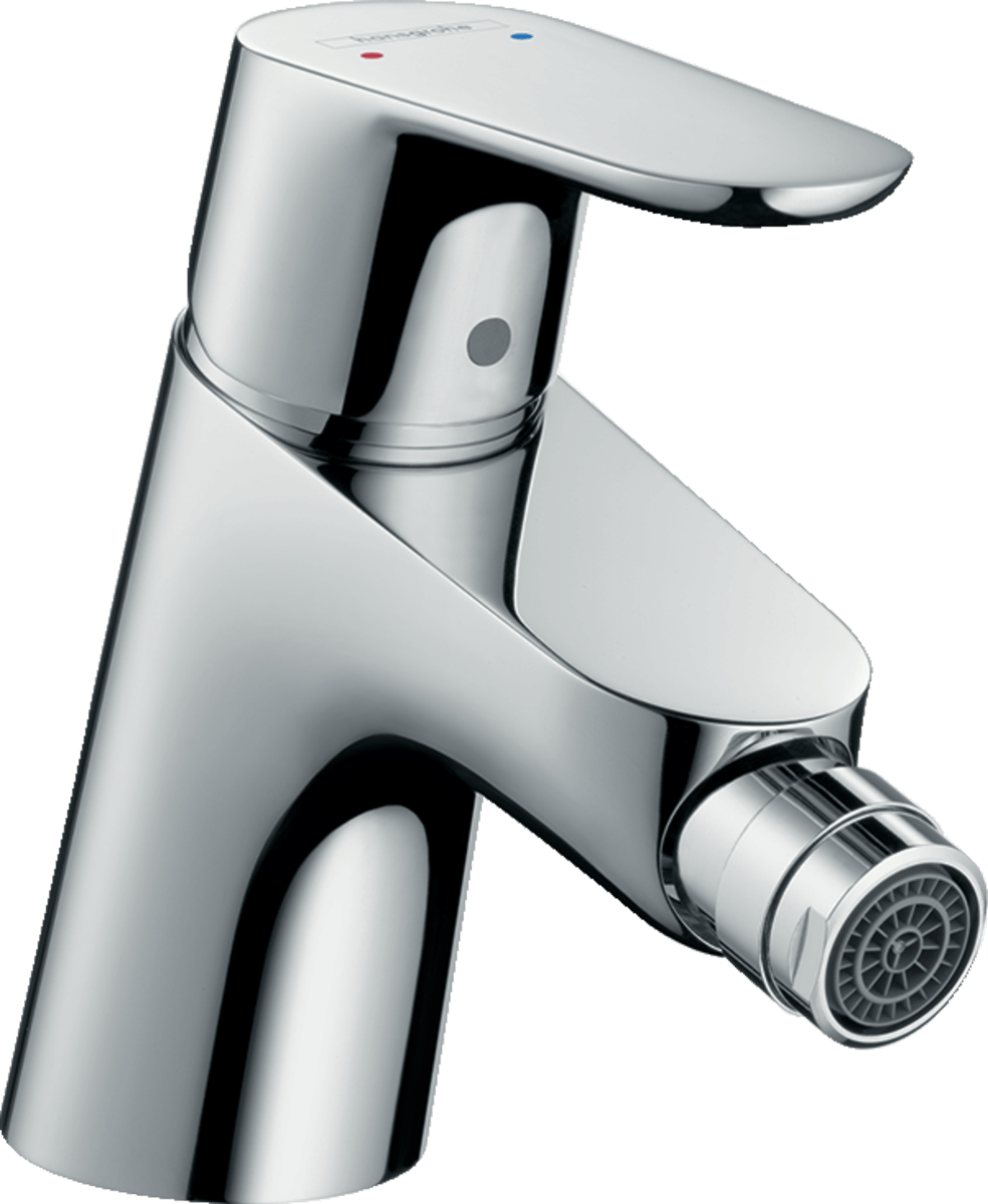 Hansgrohe Focus Single Lever Bidet Mixer With Pop - up Waste - Chrome - 31920000 - TAP 'N' SHOWER