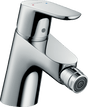 Hansgrohe Focus Single Lever Bidet Mixer With Pop - up Waste - Chrome - 31920000 - TAP 'N' SHOWER