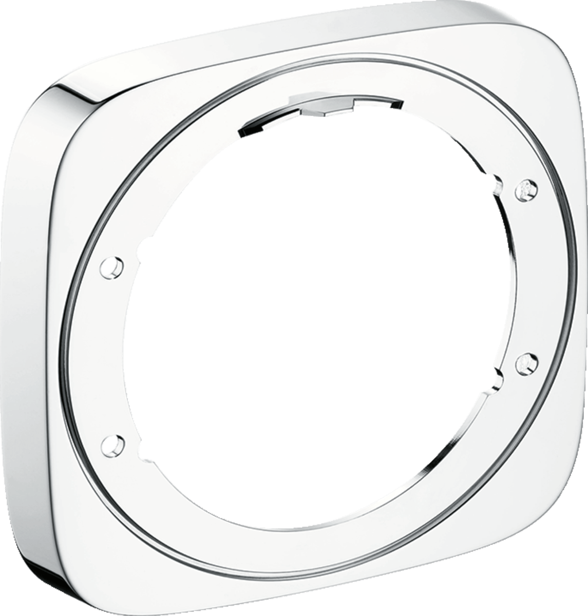 Hansgrohe Puravida Extension Element 157 X 157 mm - Chrome - 15597000 - TAP 'N' SHOWER