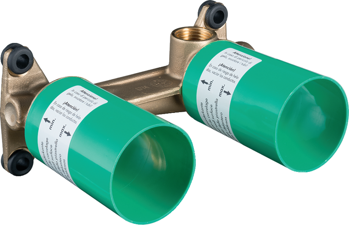 Hansgrohe Basic Set for single lever basin mixer concealed installation with iBox Universal Plus rough-in valve