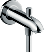 Hansgrohe Bath Spout 15.2 Cm With Diverter Valve - Chrome - 13423000 - TAP 'N' SHOWER