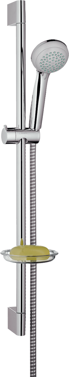 Hansgrohe Crometta 85 Shower Set Vario With Shower Rail 650mm And Soap Dish - Chrome - 27764000 - TAP 'N' SHOWER