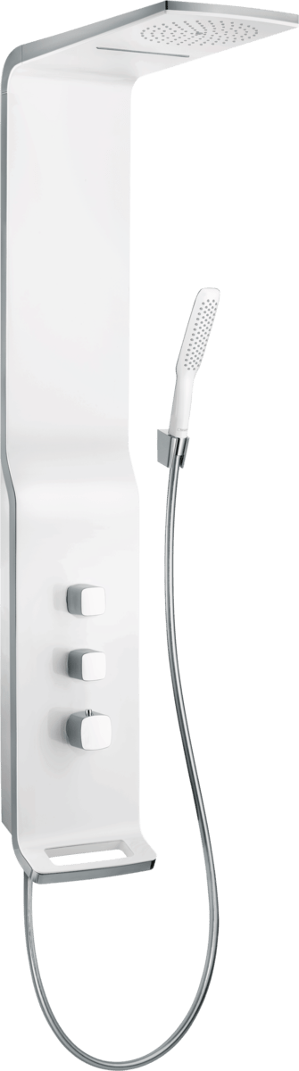 Hansgrohe Raindance Shower Panel Lift 180 2jet For Exposed Installation - White/Chrome - 27008400 - TAP 'N' SHOWER