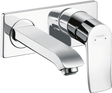 Hansgrohe Metris Single Lever Basin Mixer For Concealed Installation With Spout 165mm - Chrome - 31085000 - TAP 'N' SHOWER
