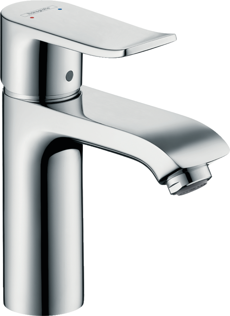 Hansgrohe Metris chrome single lever basin mixer with lowflow 3.5 L/m water-saving design