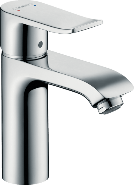 Hansgrohe Metris Single Lever Basin Mixer 110 Min. 0.5 Bar Without Waste - Chrome - 31084010 - TAP 'N' SHOWER