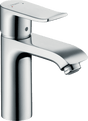 Hansgrohe Metris Single Lever Basin Mixer 110 Min. 0.5 Bar Without Waste - Chrome - 31084010 - TAP 'N' SHOWER