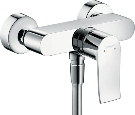 Hansgrohe Metris Single Lever Manual Shower Mixer For Exposed Installation - Chrome - 31680000 - TAP 'N' SHOWER