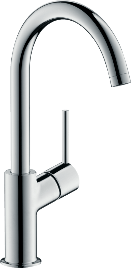 Hansgrohe Talis Single Lever Basin Mixer 210 With Fixed Spout And Push - open Waste - Chrome - 32080000 - TAP 'N' SHOWER