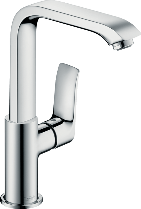 Hansgrohe Metris Single Lever Basin Mixer 230 With Push - waste - Chrome - 31187000 - TAP 'N' SHOWER