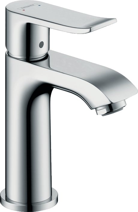 Hansgrohe Metris Single Lever Basin Mixer 100 For Cloakroom Basins With Pop - up Waste - Chrome - 31088000 - TAP 'N' SHOWER