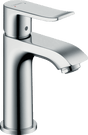 Hansgrohe Metris Single Lever Basin Mixer 100 For Cloakroom Basins With Pop - up Waste - Chrome - 31088000 - TAP 'N' SHOWER