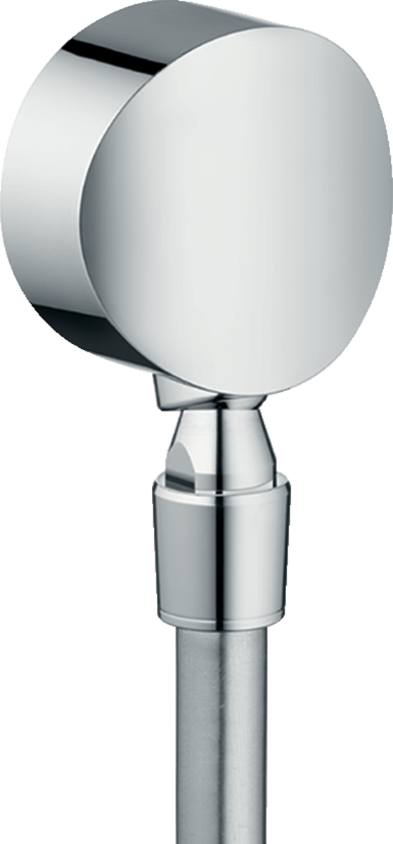 Hansgrohe Fixfit Wall Outlet S With Non-return Valve And Pivot Joint - Chrome- 27506000