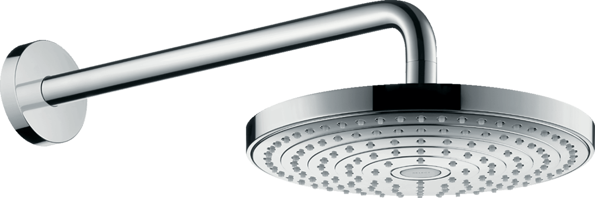 Hansgrohe Raindance Select S Overhead Shower 240 2jet Ecosmart 9 L/min With Shower Arm - Chrome - 26470000 - TAP 'N' SHOWER