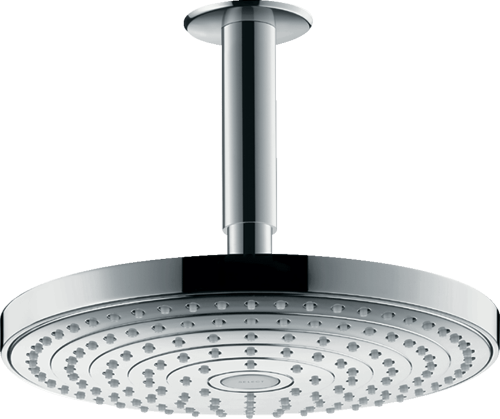 Hansgrohe Raindance Select S Overhead Shower 240 2jet With Ceiling Connector - Chrome - 26467000 - TAP 'N' SHOWER