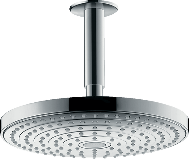Hansgrohe Raindance Select S Overhead Shower 240 2jet With Ceiling Connector - Chrome - 26467000 - TAP 'N' SHOWER