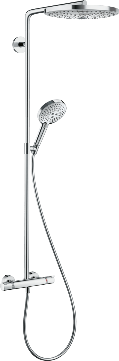 Hansgrohe Raindance Select S Showerpipe 300 2jet With Thermostatic Shower Mixer - Chrome - 27133000 - TAP 'N' SHOWER