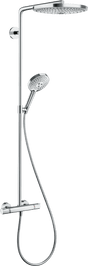Hansgrohe Raindance Select S Showerpipe 300 2jet With Thermostatic Shower Mixer - Chrome - 27133000 - TAP 'N' SHOWER