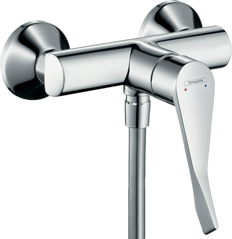 Hansgrohe Focus Single Lever Manual Shower Mixer For Exposed Installation With Extra Long Handle - Chrome - 31916000 - TAP 'N' SHOWER
