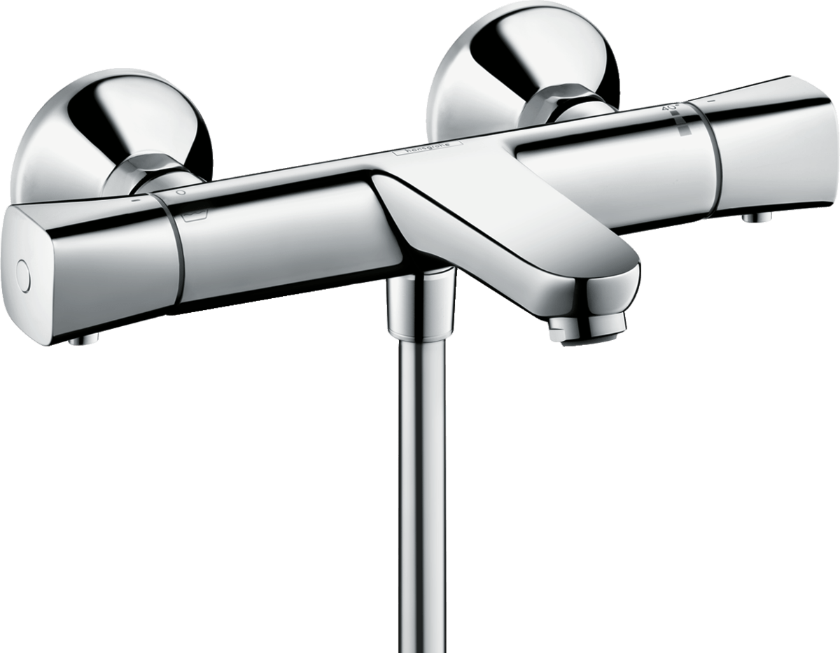 Hansgrohe Ecostat Thermostatic Bath Mixer Universal For Exposed Installation - Chrome - 13123000 - TAP 'N' SHOWER